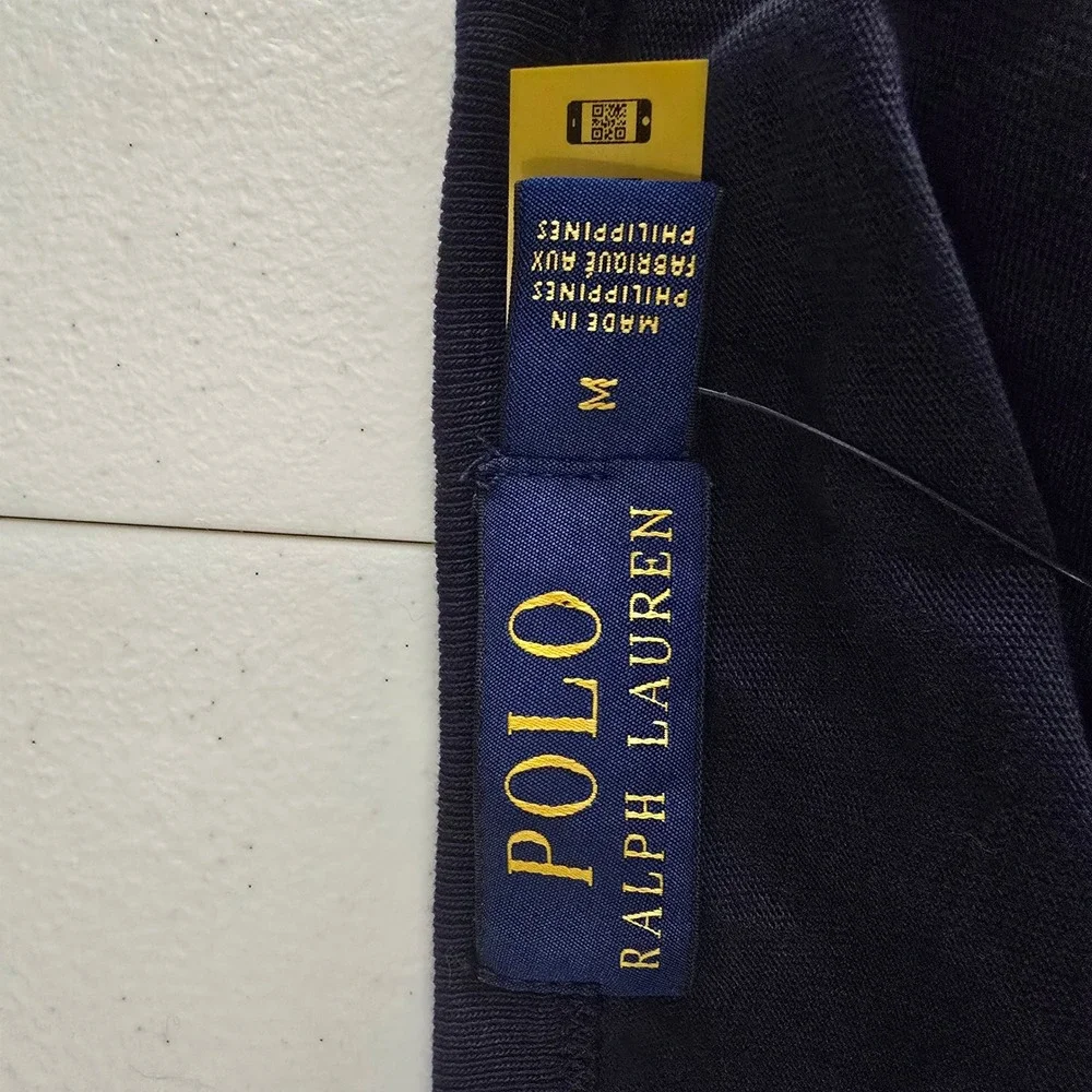Polo Ralph Lauren Mens Graphic T-Shirt Navy Blue PRL‎ Athletic Div Size M NEW